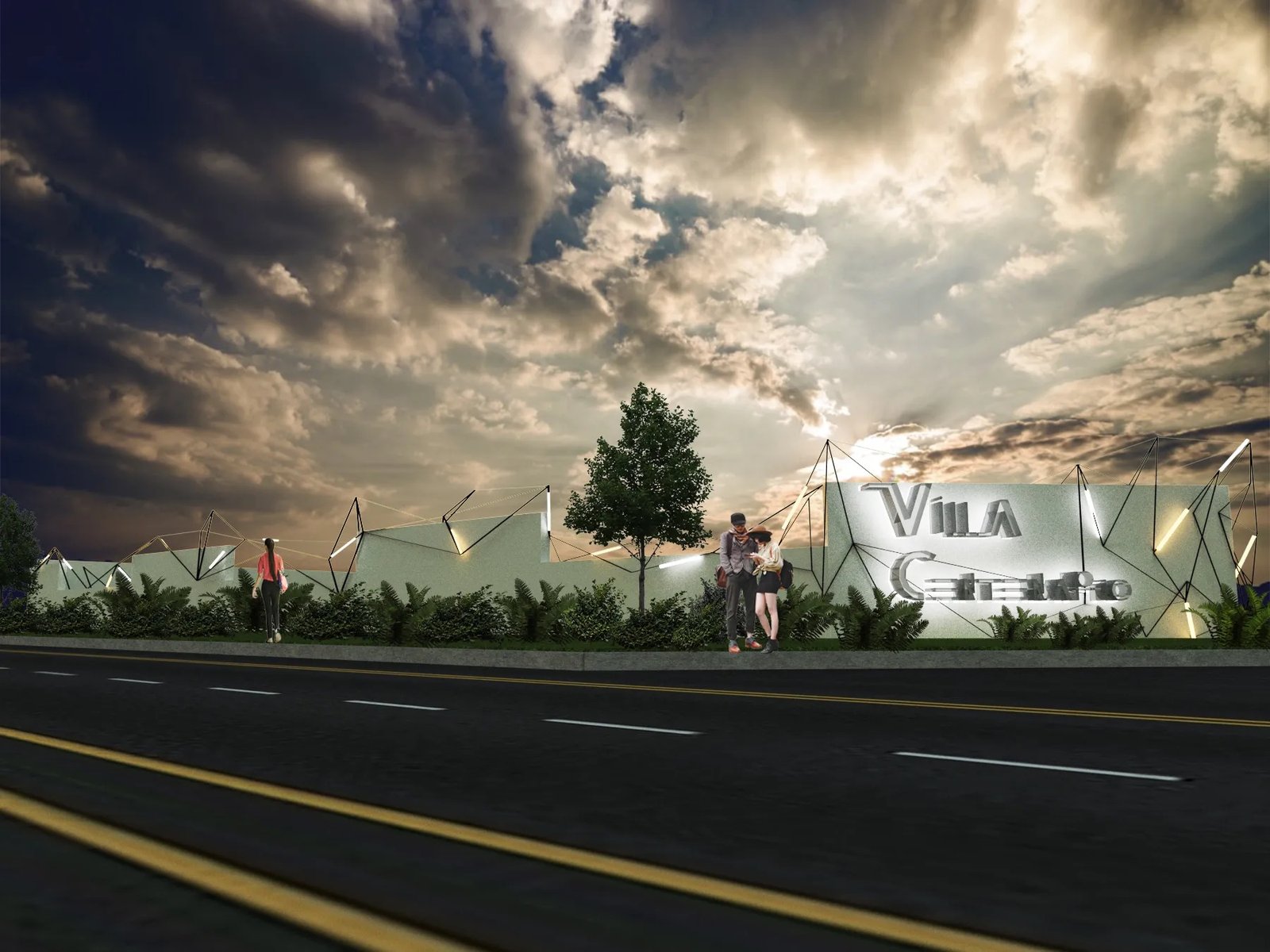 Villa Centenario, vista de galería