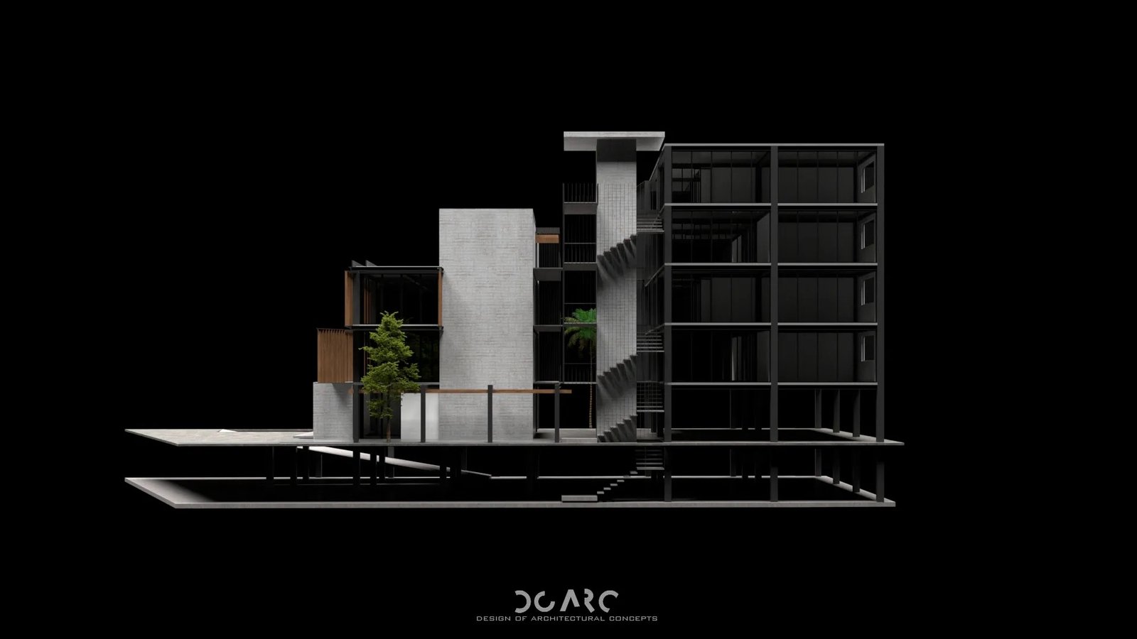Oficinas Cuauhtémoc, vista de galería