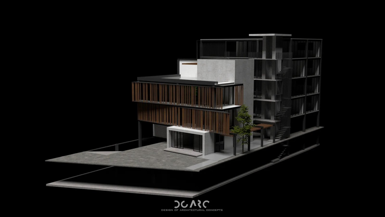 Oficinas Cuauhtémoc, vista principal