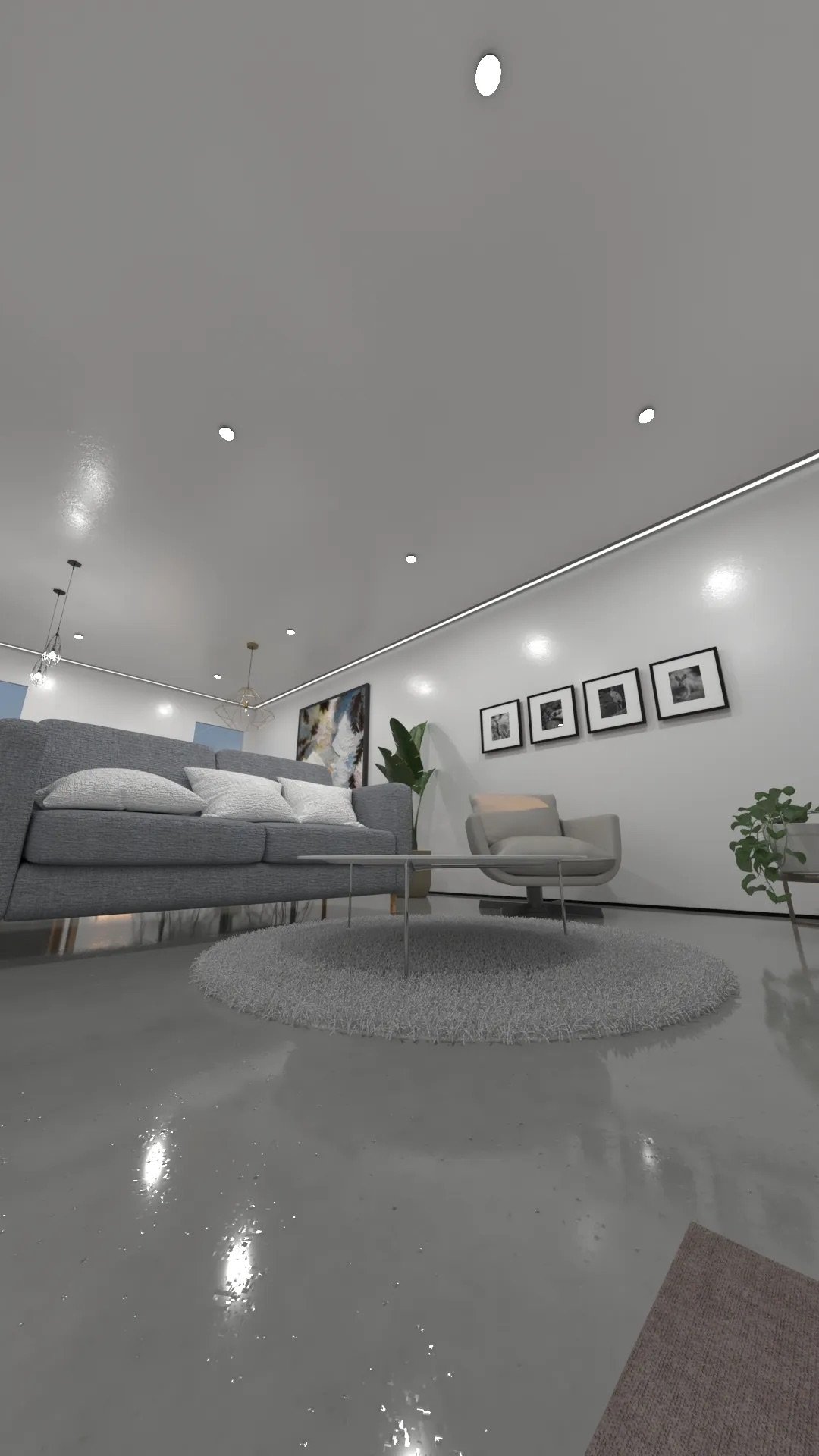 TownHouse One, atmósfera vespertina de la calle