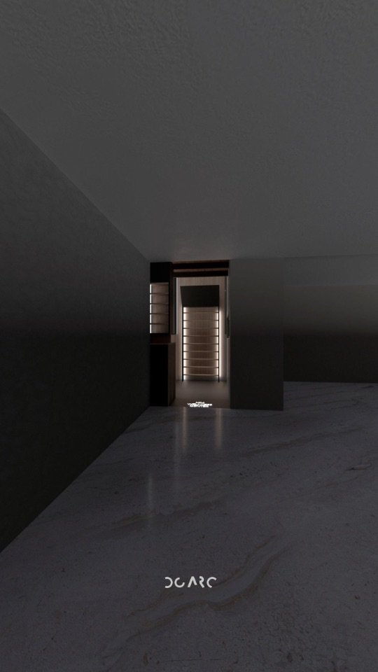 Mini Wellness Center, interior principal en madera cálida