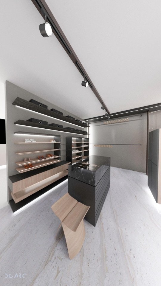Mini Wellness Center, interior de closet, transición personal